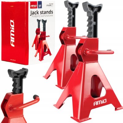 Amio Podpěry pod auto 3 t zdvih 275 - 415 mm, 2 ks – Sleviste.cz