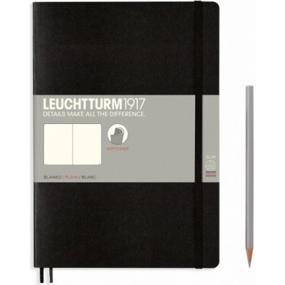 Softcover Composition Zápisník Black B5 čistý – Zboží Mobilmania