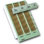 Obzor Dávkovač léků SET 02 zelený + 04 denní – Zboží Mobilmania