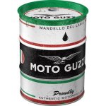 Postershop Plechová kasička barel: Moto Guzzi Italian Motorcycle Oil – Zboží Mobilmania