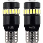 Žárovka LED CANBUS 18SMD 3014 + 1SMD T10 W5W White 12V/24V, 02446 – Zboží Dáma
