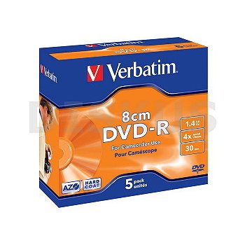 Verbatim DVD-R 1,4GB 4x, jewel, 5ks (43510)