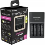 Panasonic Eneloop Charger BQ-CC55 + 4 x R6/AA Eneloop PRO 2500mAh BK-3HCDE K-KJ55HCD40E – Hledejceny.cz