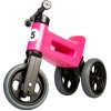 Dětské odrážedlo TEDDIES FUNNY WHEELS Rider Sport růžové 2v1 růžové