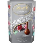 Lindt Lindor Směs mléčné a bílé čokolády s jahodami a kokosem 337 g – Zboží Dáma