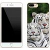 Pouzdro a kryt na mobilní telefon Apple Pouzdro mmCase gelové iPhone 8 Plus - Bílí tygři