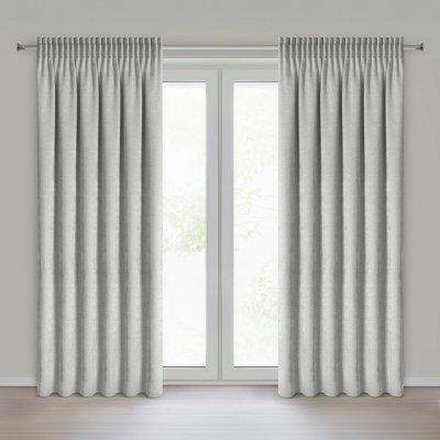 EUROFIRANY ZÁVĚS NA PÁSCE NILO 140X270 CM STŘÍBRNÝ – Hledejceny.cz