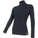 Sensor merino DF Zip dl. rukáv černá – Zboží Mobilmania