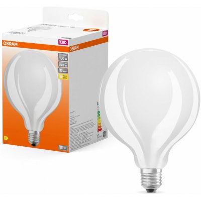 Osram 4058075601888 Velká LED žárovka E27 17 W STAR CLASSIC GLOBE, teplá bílá – Zboží Živě