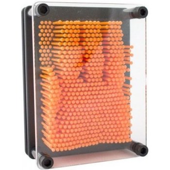 3D obrazce neon Oranžová