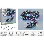 Koopman Venkovní osvětlení/vnitřní světelný řetěz 1200 mikro LED 24 m multicolor – Hledejceny.cz