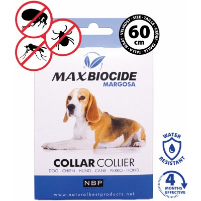 Dr PetCare Max Biocide Collar Obojek proti klíšťatům a blechám pro střední psy 60 cm