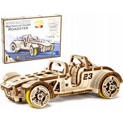 WOODEN CITY 3D puzzle Automobil Roadster 111 ks – Zboží Dáma