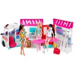 Mattel Barbie Sanitka a klinika 2 v 1 HKT79 – Zboží Dáma