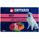 Ontario Adult Dog Beef with vegetable 320 g – Zboží Mobilmania