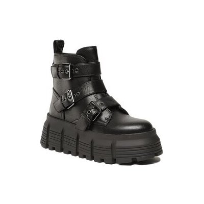 Buffalo polokozačky Ava Ankleboot 1224016 Black – Zbozi.Blesk.cz