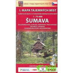 mapa tajemných míst mapa Tajemných míst Šumava 1:75 t. alternativy   Heureka.cz mapa tajemných míst