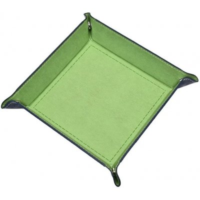 TLAMA games Dice Tray Tác na kostky koženka skládací Barva: Zelená – Zboží Živě