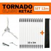 Komínový kartáč a štětka Tornado Clasic Řetěz rotační komínový kartáč set 12 m