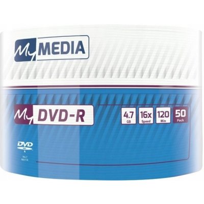 MyMedia DVD-R 4,7GB 16x, shrink, 50ks (69200) – Zbozi.Blesk.cz
