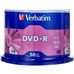 Verbatim DVD+R 4,7GB 16x, AZO, spindle, 50ks (43550) – Zboží Živě