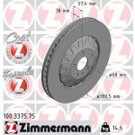 Brzdový kotouč ZIMMERMANN 100.3375.75 – Zboží Mobilmania