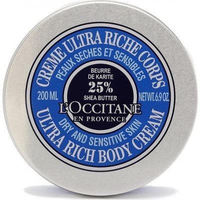 L'Occitane Shea Butter Ultra Rich tělový krém 200 ml