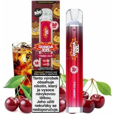 Qunda XXL Cherry Cola 20 mg 800 potáhnutí 1 ks – Hledejceny.cz