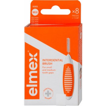 Elmex mezizubní kartáčky mix 0,4 mm-0,7 mm 8 ks