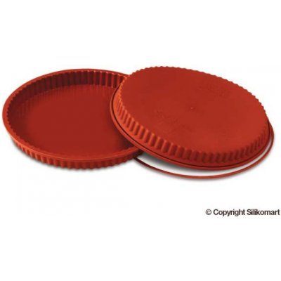 Silikomart Forma na koláč silikonová vroubkovaná terakota silikon 28 cm – Zboží Mobilmania