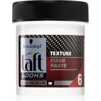 Taft Looks Carbon Force tvarující vláknitá pasta na vlasy 130 ml