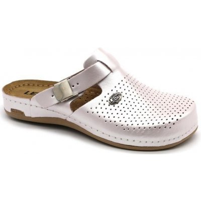 Leon 950 dámská kožená pracovní zdravotní obuv perlová – Zboží Dáma