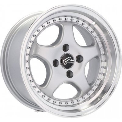 Racing Line BK660 7x14 4x100 ET20 silver polished edge – Hledejceny.cz
