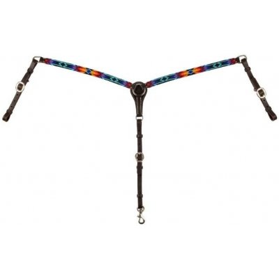 Westernový poprsník POOLS Serape dark brown – Sleviste.cz