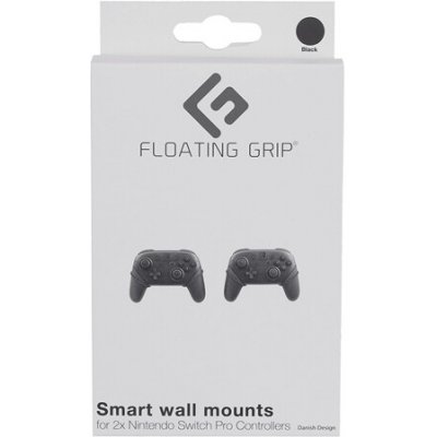 FLOATING GRIP Nástěnný držák ovladačů Nintendo Switch - černý – Zboží Živě