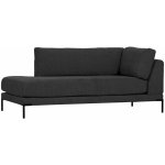 Woood Coulee 200 cm levá tmavě šedá látková – Zboží Dáma