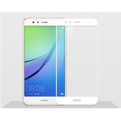 Screen Glass Huawei P10 Lite 5D Full Glue zaoblené bílé 1020272 – Zboží Mobilmania
