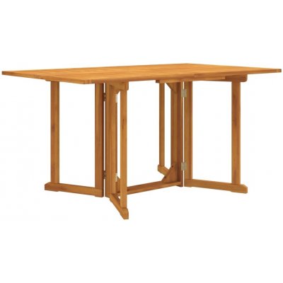 zahrada-XL Skládací zahradní stůl Butterfly 150 x 90 x 75 cm masivní teak – Zbozi.Blesk.cz