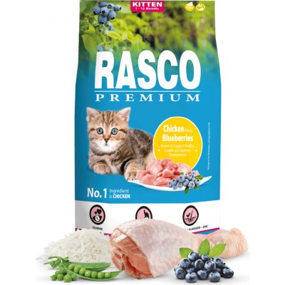 Rasco Premium Kitten kuřecí s borůvkou 0,4 kg – Hledejceny.cz