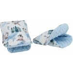 ESITO Rukávník Golf Softshell Ptáčci 2 x 45x25 cm modrá – Zboží Dáma