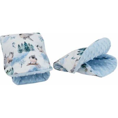 ESITO Rukávník Golf Softshell Ptáčci 2 x 45x25 cm modrá – Zboží Dáma