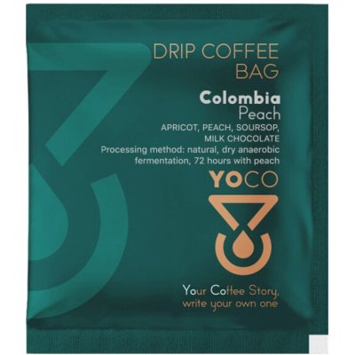 YoCo Colombia Castillo Broskev zrnková 250 g – Hledejceny.cz
