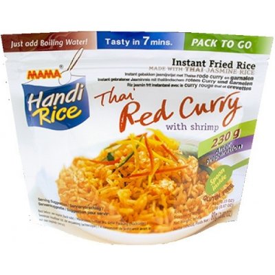 MAMA Handi rice instant. rýže s červenými kari krevetový 80 g – Zboží Dáma