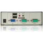 Aten CS-72U KVM přepínač 2-port, USB, audio 2.1, včetně kabelů – Zboží Živě