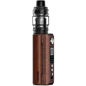 VooPoo DRAG M100S 100W Grip 5,5ml Full Kit Antique Brass and Padauk