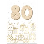 Albi Přání k narozeninám - Zlatá ražba 80 let – Hledejceny.cz