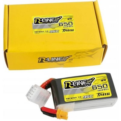 Tattu Baterie R-Line 95C 3S1P XT30 Lipo 11.1 V 650 mAh – Zboží Dáma