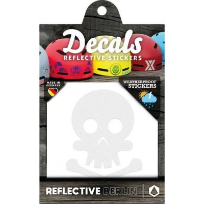 Reflective Berlin Reflexní nálepky Reflective Decals Skull white – Hledejceny.cz
