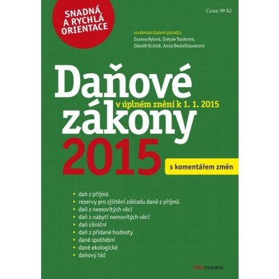 Daňové zákony 2015 – Zboží Mobilmania