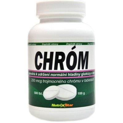 Nutristar Chróm 500 tablet – Hledejceny.cz